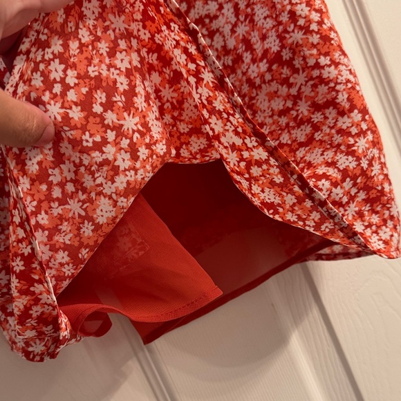 LOFT Floral Red Women's Tank Top - Picture 4 of 4